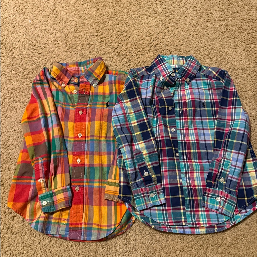 Polo Ralph Lauren 4/4T - Multicolor Button-Ups Set
